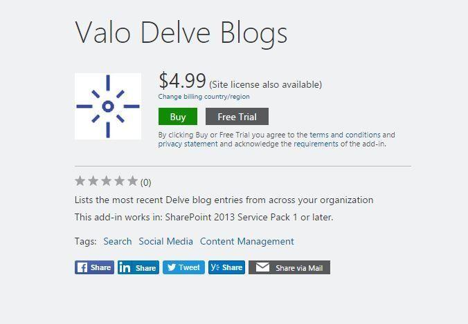 ValoDelveBlogs app