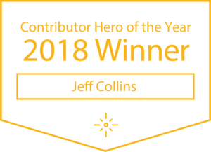 Valo Contributor of the Year 2018 -Jeff Collins