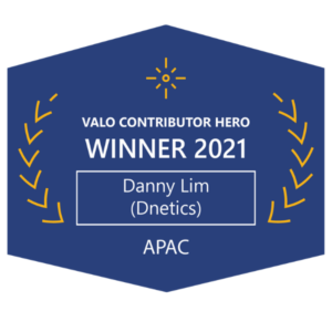 Valo APAC Contributor of the Year Award 2021