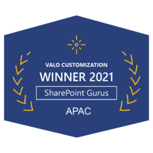Valo APAC Customization of the Year Award 2021